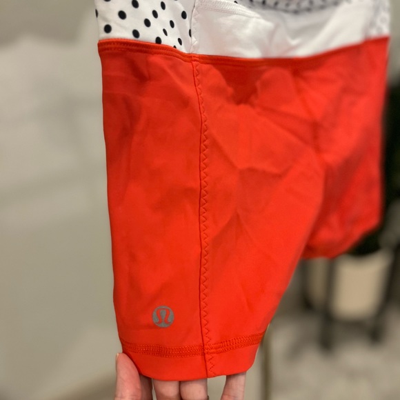 Lululemon Bike Shorts | Red/White/Dots | Pockets | Size 2 | Vintage Lululemon! - Picture 5 of 5